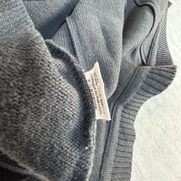 Ivan Grundahl Copenhagen Womens Gray Wool Acrylic Long Cardigan Sweater Large - Picture 5 of 8